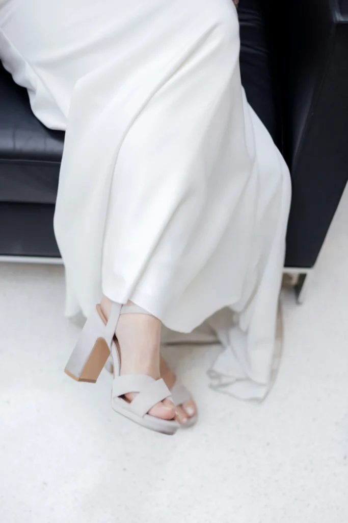 White Chunky Heels vs. Other Chunky Styles