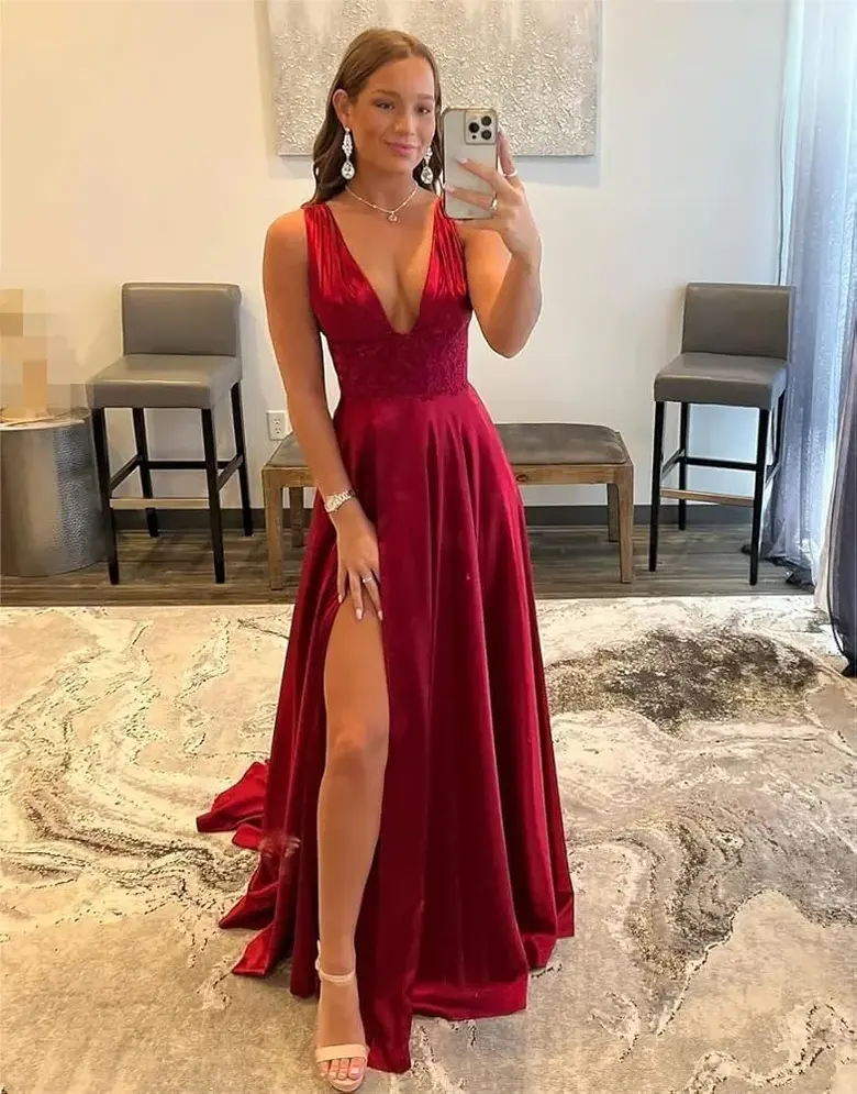 V-Neck Dresses