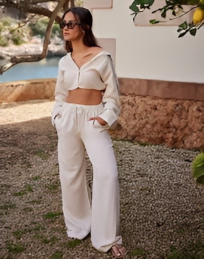 linen pants beige