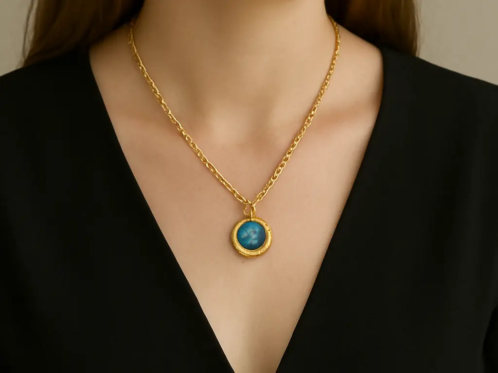 Birthstone Gold Pendant