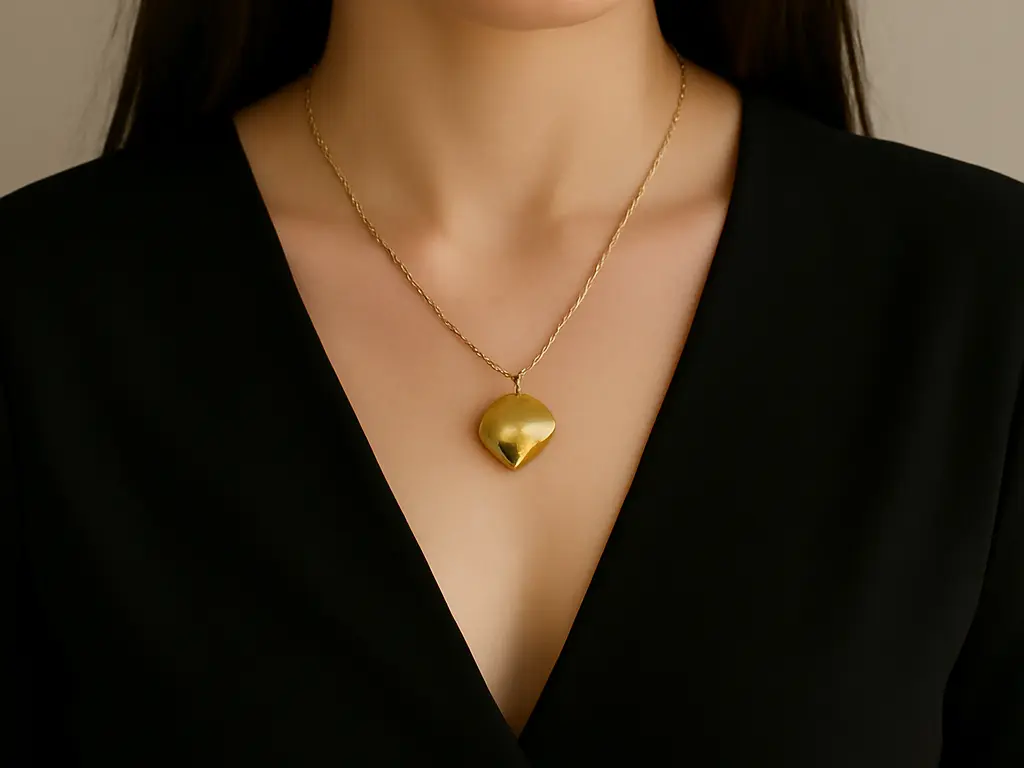 Classic Gold Heart Necklace